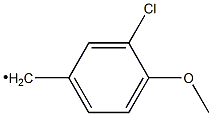 (3-Chloro-4-methoxyphenyl)methyl-,,结构式