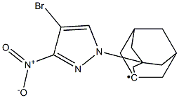 [3-(4-Bromo-3-nitro-pyrazol-1-yl)-adamantan-1-yl]- Structure