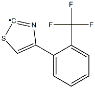 [4-(2-Trifluoromethyl-phenyl)-thiazol-2-yl]- 结构式