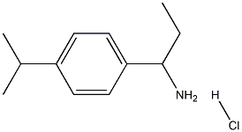1-(4-Isopropyl-phenyl)-propylamine hydrochloride,,结构式