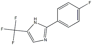 2-(4-Fluorophenyl)-5-trifluoromethyl-1H-imidazole Structure
