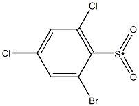 2-Bromo-4,6-dichlorobenzenesulfonyl Struktur