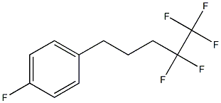 4,4,5,5,5-Pentafluoro-1-(4-fluoro-phenyl)-pentane- Struktur