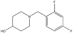 1-(2,4-difluorobenzyl)piperidin-4-ol Struktur