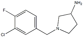 1-(3-chloro-4-fluorobenzyl)pyrrolidin-3-amine|