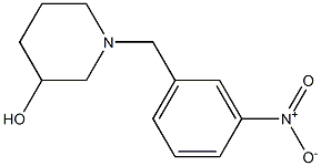 1-(3-nitrobenzyl)piperidin-3-ol Structure