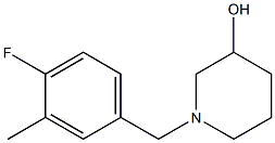 1-(4-fluoro-3-methylbenzyl)piperidin-3-ol Structure