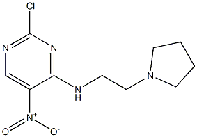 2-chloro-5-nitro-N-(2-pyrrolidin-1-ylethyl)pyrimidin-4-amine