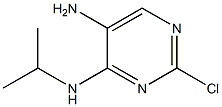 2-chloro-N4-(1-methylethyl)pyrimidine-4,5-diamine Struktur