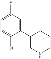  3-(2-chloro-5-fluorophenyl)piperidine