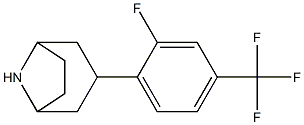 3-[2-fluoro-4-(trifluoromethyl)phenyl]-8-azabicyclo[3.2.1]octane