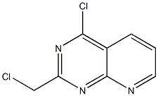 4-chloro-2-(chloromethyl)pyrido[2,3-d]pyrimidine,,结构式