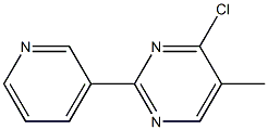 4-chloro-5-methyl-2-pyridin-3-ylpyrimidine,,结构式