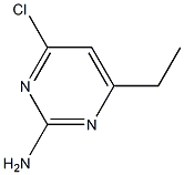 4-chloro-6-ethylpyrimidin-2-amine Structure