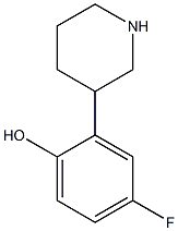 4-fluoro-2-piperidin-3-ylphenol