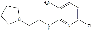 6-chloro-N2-(2-pyrrolidin-1-ylethyl)pyridine-2,3-diamine,,结构式