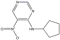 N-cyclopentyl-5-nitropyrimidin-4-amine Structure