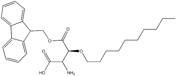 (S)-Fmoc-2-amino-3-decyloxy-propionic acid Struktur