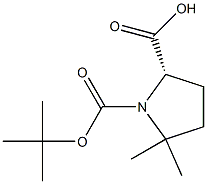 Boc-5,5-dimethyl-L-proline 结构式