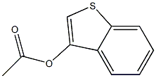benzothiophen-3-yl acetate,,结构式