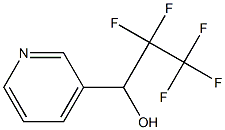 2,2,3,3,3-PENTAFLUORO-1-(3-PYRIDYL)PROPAN-1-OL 化学構造式
