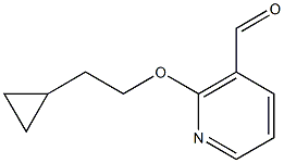 2-(环丙基乙氧基)吡啶基甲醛, , 结构式