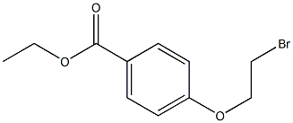 4-(2-溴乙氧)苯甲酸乙酯, , 结构式