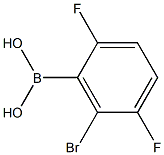6-Bromo-2,5-Difluorophenylboronic acid Struktur