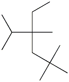 2,2,4,5-tetramethyl-4-ethylhexane 结构式