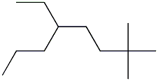 2,2-dimethyl-5-ethyloctane 结构式