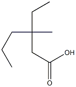 3-ethyl-3-methylhexanoic acid Structure