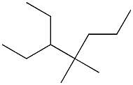 4,4-dimethyl-3-ethylheptane Structure