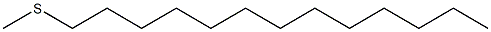 methyl tridecyl sulfide Structure