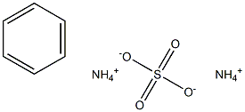 AMMONIUM BENZENESULPHATE (ANHYDROUS) 化学構造式