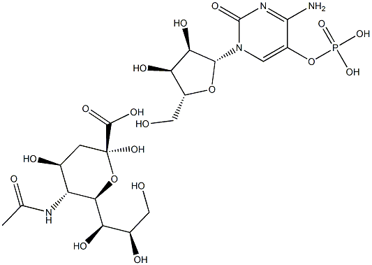 CYTIDINE 5 MONOPHOSPHATE - SIALIC ACID,,结构式