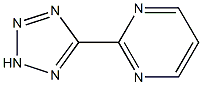 2-(2H-TETRAZOL-5-YL)PYRIMIDINE Struktur