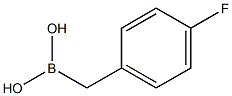4-FLUOROBENZYL BORONIC ACID 结构式