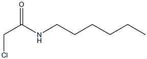 2-CHLORO-N-HEXYLACETAMIDE Structure