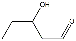 3-羥戊醛, , 结构式