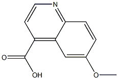 6-methoxycinchoninic acid Struktur