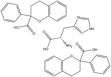 組胺酸貳(二硝萘酚磺酸鹽) 结构式