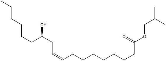 isobutyl ricinoleate Structure