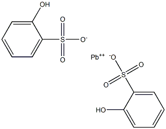 [苯]酚磺酸鉛(II), , 结构式