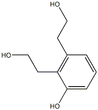 2,3-BIS-(2-HYDROLYETHYL)-PHENOL 结构式