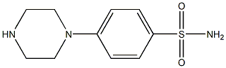 4-(1-PIPERAZINYL) PHENYLSULFONAMIDE 结构式