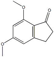 5,7 DIMETHOXY INDANE-1-ONE 结构式