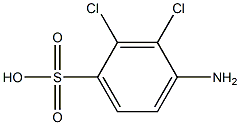 4-AMINO-2,3-DICHLOROBENZENE SULFONIC ACID Struktur