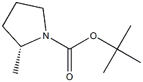 (R)-tert-Butyl 2-methylpyrrolidine-1-carboxylate Struktur