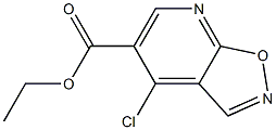 ethyl4-chloroisoxazolo[5,4-b]pyridine-5-carboxylate Structure