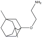2-[(3,5-DIMETHYL-1-ADAMANTYL)OXY]ETHYLAMINE Structure